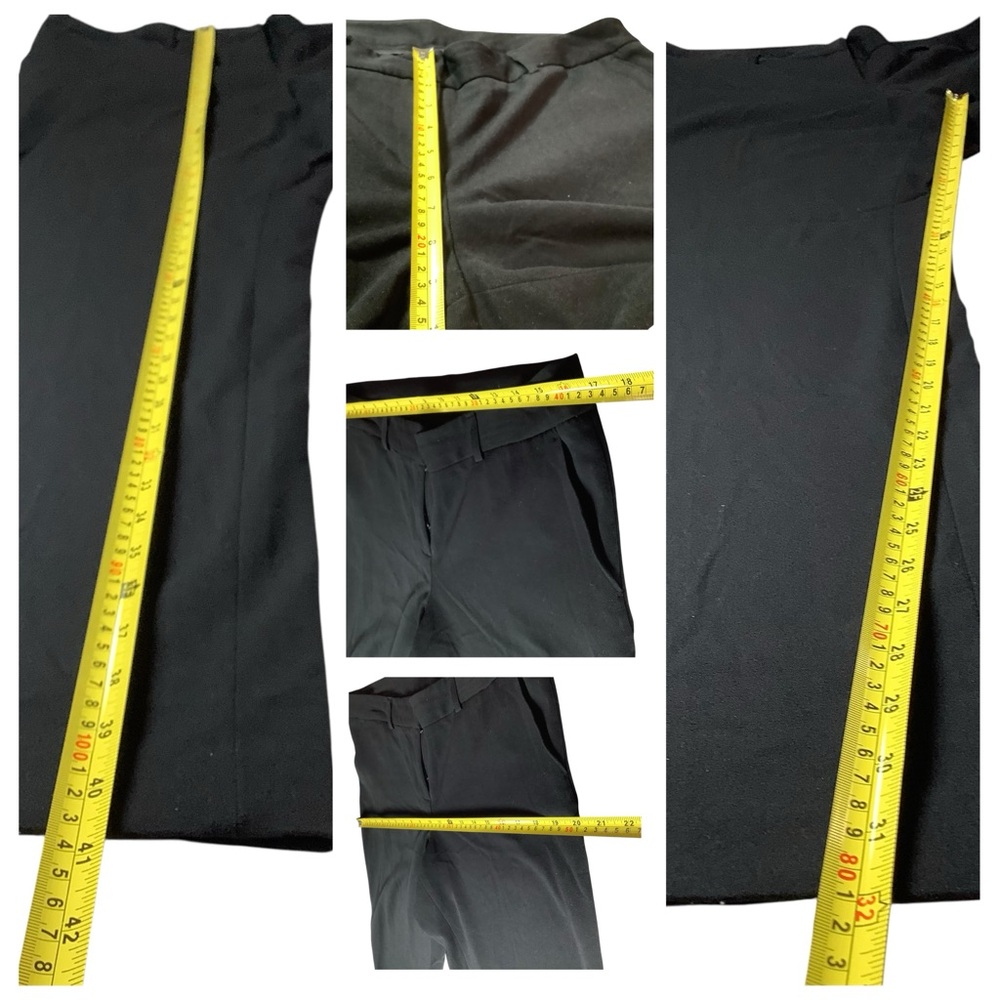Lane Bryant Black Dress Pants 14T Tall Career Slacks Stretch Straight Leg - Picture 6 of 6